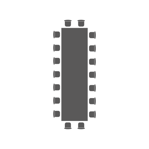 table layout illustration, meeting